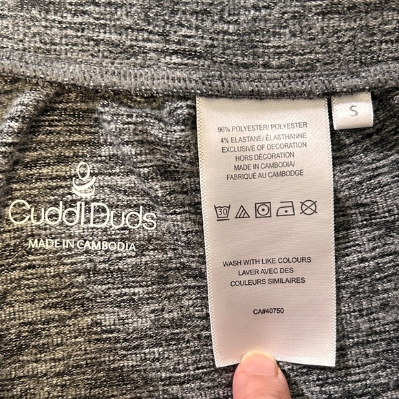 Cuddl Duds women’s size small pyjama set Heathered Grey Lounge Set soft - Picture 4 of 12